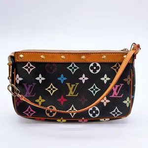 Pre-owned Louis Vuitton canvas Mini Bags Pochette Accessories Pouch Monogram Multicolor