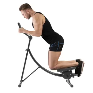 Ab Workout Equipment,Ab Machine for Home Gym, Foldable Core & Abdominal Exercise Machine, Adjustable Ab Machine Full Body Workout Women Exercise Fitness Equipment, 150kg/330lbs Weight Capacity