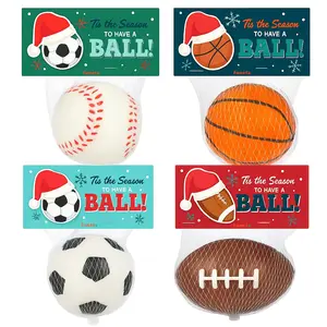 Christmas Sports Stress Ball Party Favors Bulk Pack for Students Holiday Goody Bag Stuffers Office Gift Exchange America