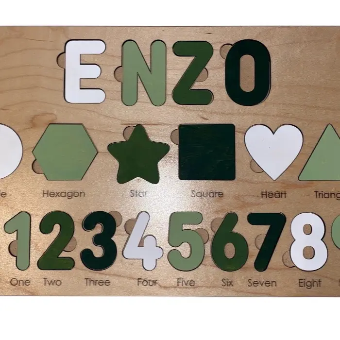 Kid name puzzles