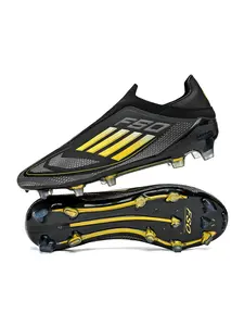 Unisex Seamless Outdoor Sports Football Shoes, Football Boots, Football Field Boots, Long Stud Classic Anti-Slip Soccer Trainers, Comfortable Breathable Professional Footwear