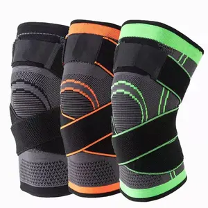 Unisex Sports Knee Support Brace, Sports Knee Sleeve, Anti-Slip Sweat Absorbent, One Piece, Ideal for Men and Women, Sportswear Accessory