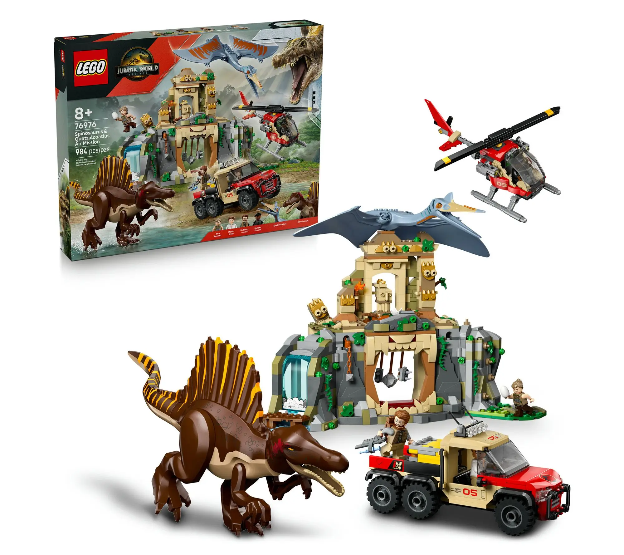 LEGO Jurassic World Spinosaurus & Quetzalcoatlus Air Mission D LEGO Jurassic World Spinosaurus & Quetzalcoatlus Air Mission D