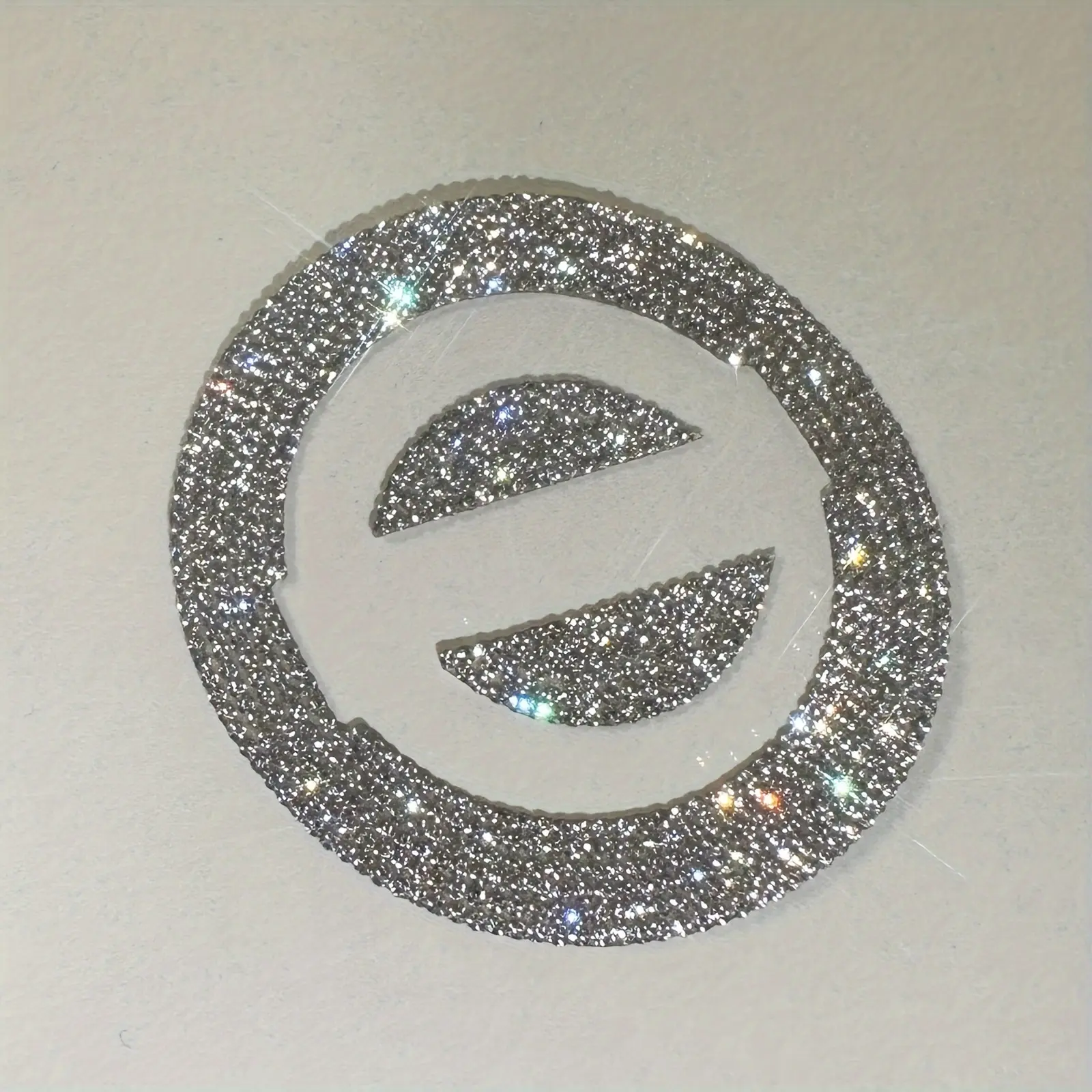 Suitable for Nissan shiny rhinestone logo sticker, fashionable interior decoration for girls and women
