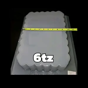 Scalloped Rectangle Dessert Mold