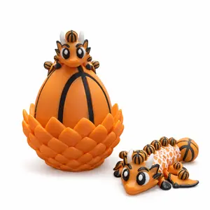Dragon Egg Basketball Figurine with 2 Dragons Inside – Fantasy Display Piece for Home & Desk – For Teens & Adults – Unique Gift for Birthdays, Holidays & Special Occasions