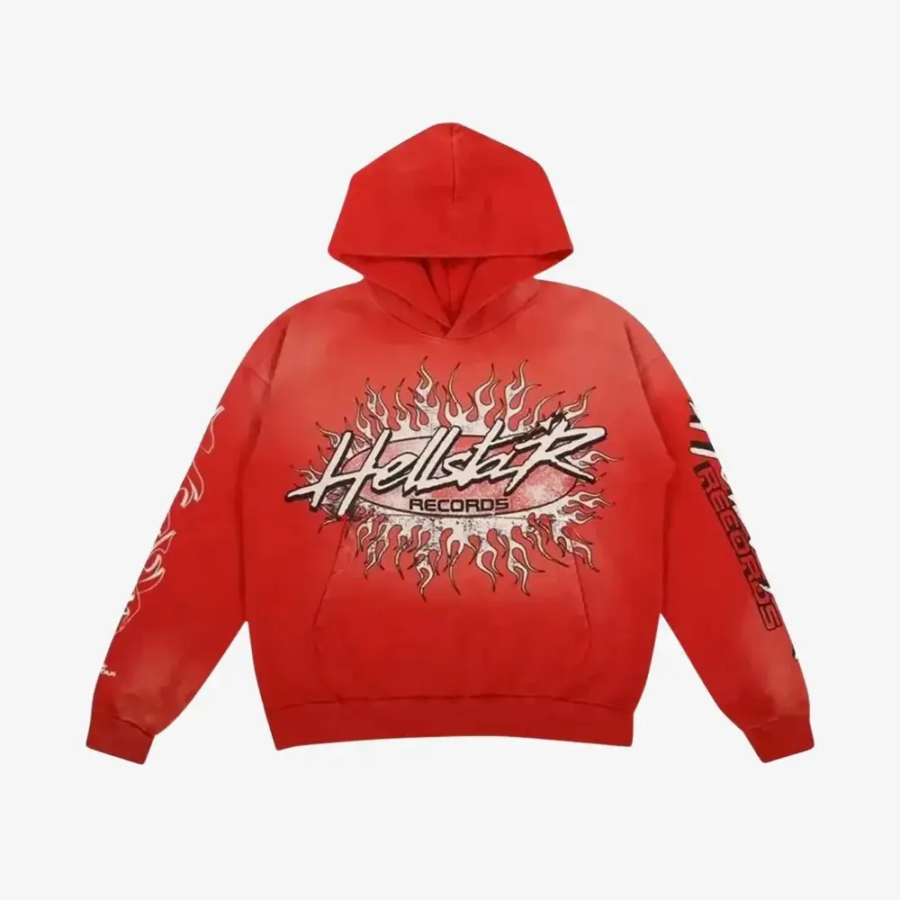 HELLSTAR records graphic hoodie sweater