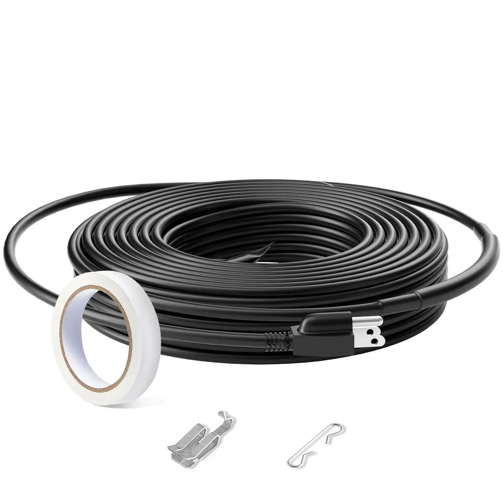 【Summerfinds】VEVOR Self-Regulating Pipe Heating Cable,  , 30FT 5W/FT Heat Tape for Pipes, Roof Snow Melting De-icing, Gutter and Pipe Freeze Protection
