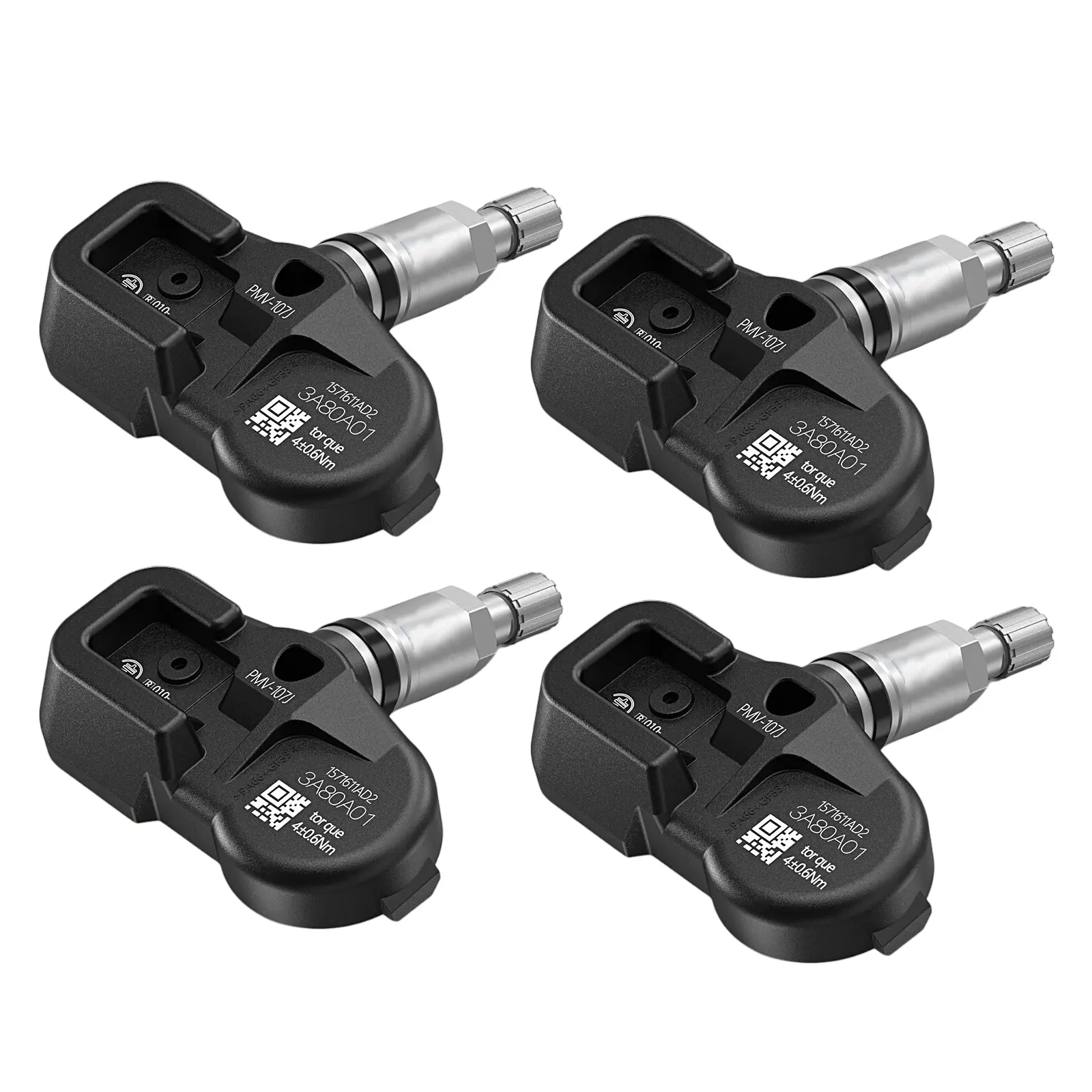 4PCS Pre-Programmed 315MHz TPMS Tire Pressure Monitoring Sensors - Car Parts, Auto Accessories - Compatible with Toyota, Lexus, Scion Models (Camry, Corolla, Avalon, Tacoma, 4Runner, Highlander, Prius, ES350, GS430, GX470, xB) - Part Number 42607-33021, A
