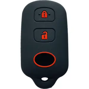 Rpkey Silicone Keyless Entry Remote Control Key Fob Cover Case Replacement Cover Fit For Scion xB Toyota Celica Echo FJ Cruiser Highlander Prius RAV4 Tacoma Tundra Yaris HYQ12BBX HYQ12BAN