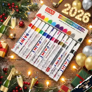Permanent Tire Paint Pen - Waterproof Oil-Based Marker for Rubber Lettering. DIY Auto Detailing Kit 2026 New Year Special. Quick Dry Rims Mod. Viral TikTok Car Hack. Fade-Proof & Car Wash Safe. Gift for Car Enthusiasts.