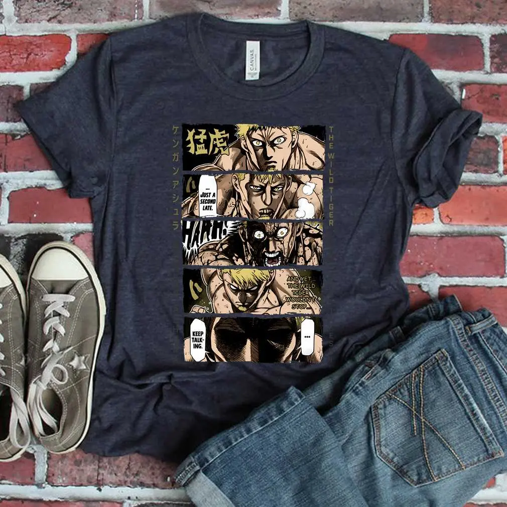 Wakatsuki Takeshi Kengan - Ashura - Omega Manga Anime Design V1 T-Shirt