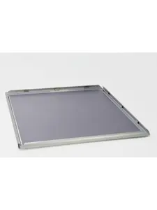 Beemak Plastics WF-1824S 18 x 24 in. Aluminum Snap Frame Wall Mount, Silver