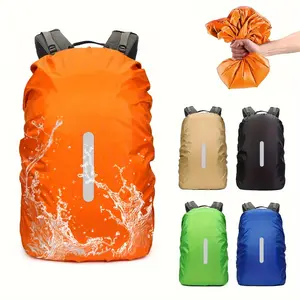 High-Visibility Rain Cover for Large Backpacks, 30-40L Heavy-Duty Duffel Bag Protector - Dustproof/Anti-Theft for Cycling, Hiking, Camping & Outdoor Activities, Waterproof Covers