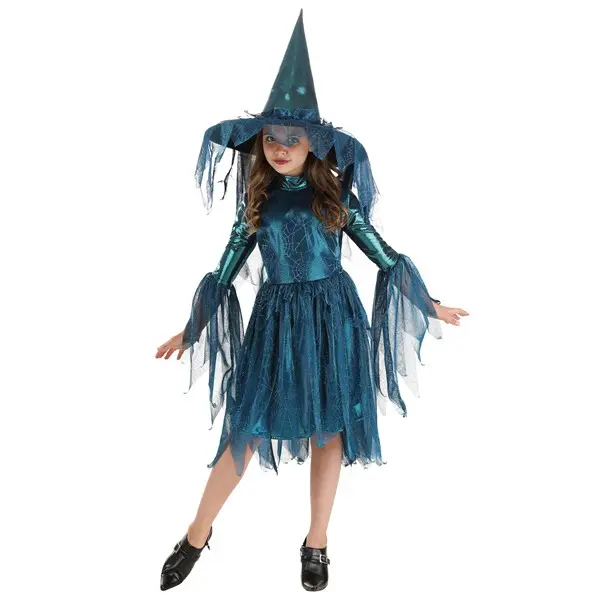 Girl's Moonlight Spider Witch Costume