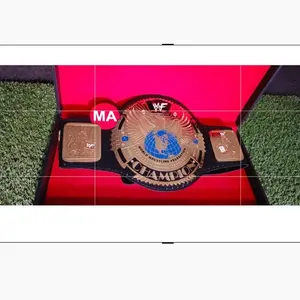 BIG Eagle Attitude Era Wrestling Championship Replica Zinc Belt Adult Size 4MM with hardcase and Lea bag