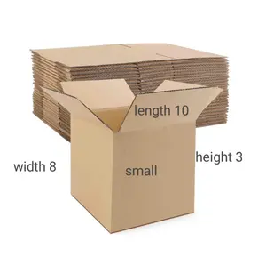 8 piece Cardboard Box for Shipping,heavy duty mailing boxes, paper boxes, corrugated boxes,for packing, packaging boxes, storage & moving boxes for supplies,packaging boxes,kraft boxes square boxes