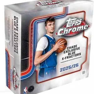 2025-26 Topps Chrome Basketball Mega Trading Cards