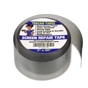 Adhesive Screen Repair Tape | Fiberglass Covering Wire Mesh Tape |  Adhesive Window Screen Tape | 2 Inch X 6.7