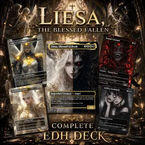 Liesa The Blessed Fallen MTG Complete Commander Deck Proxy  100 Cards | EDH Deck