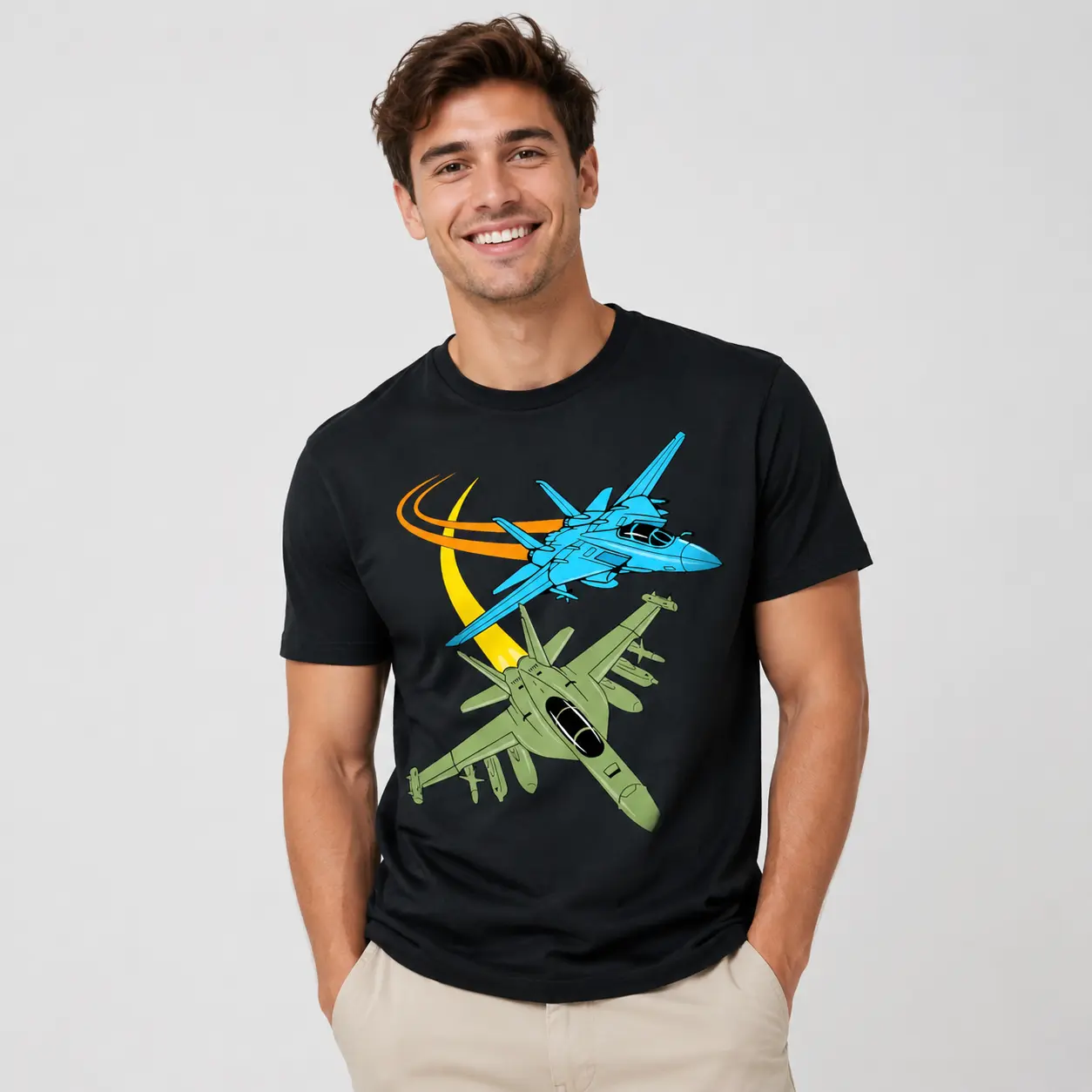 Fighter Jet Plane Future Pilot Aviation Airplanes Aircraft T-Shirt