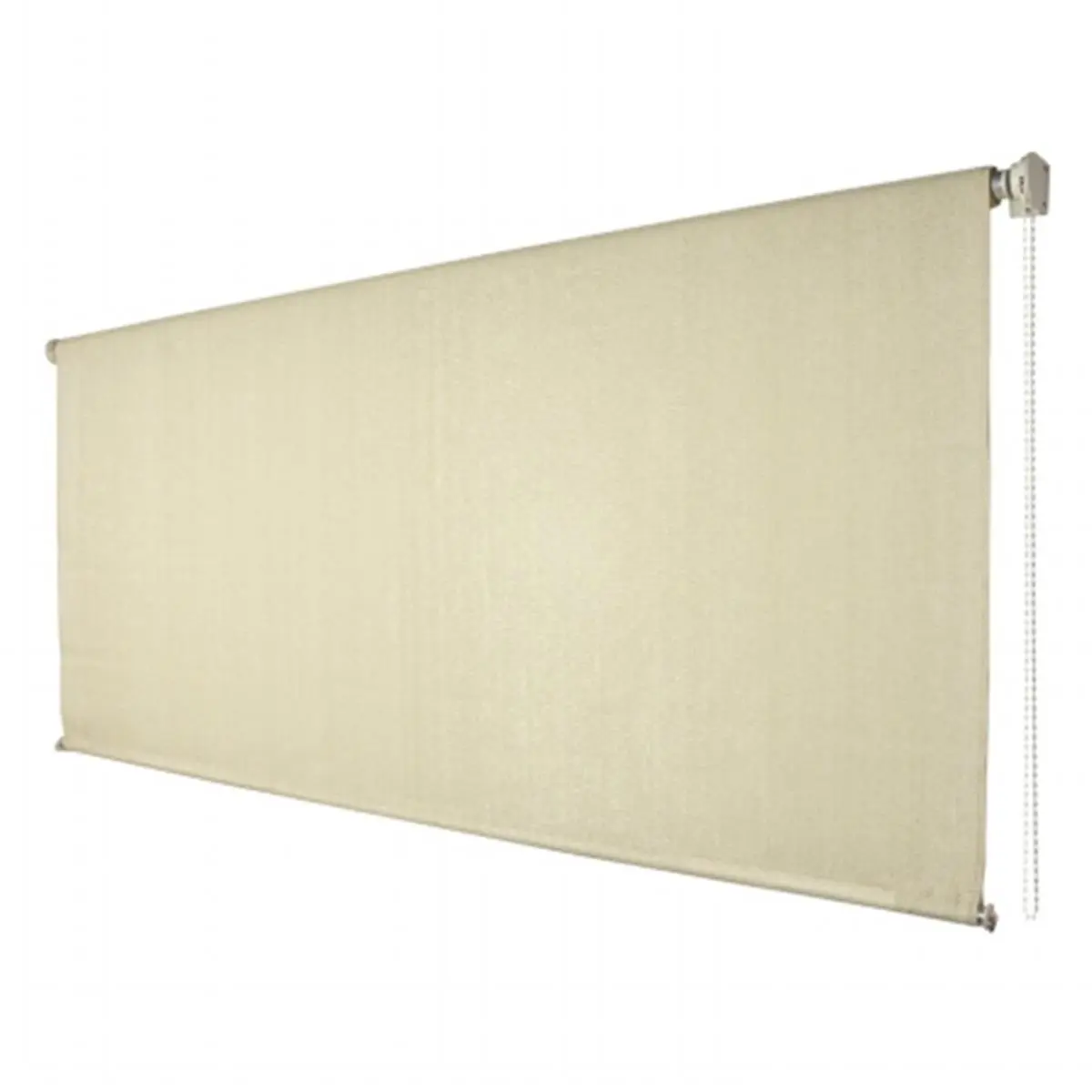 212 MAIN Outdoor Shade Canopy (Model 799870, Sesame) - 6x6ft Automotive Exterior Solar Roller Blind, 80% Light-Filtering Knitted Fabric, Traditional Roll, Heat Blocking, UV Light Filtering, Glare Reduction, Energy Cost Savings Up to 40%, Sun Protection, S