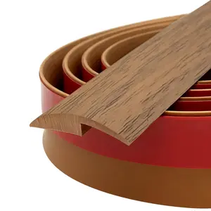 Self-Adhesive Carpet Floor Transition Strip, Carpet to Tile Edging Trim for Door Threshold & Wood Floor, Cover Height Within 5mm, Brown 10Ft