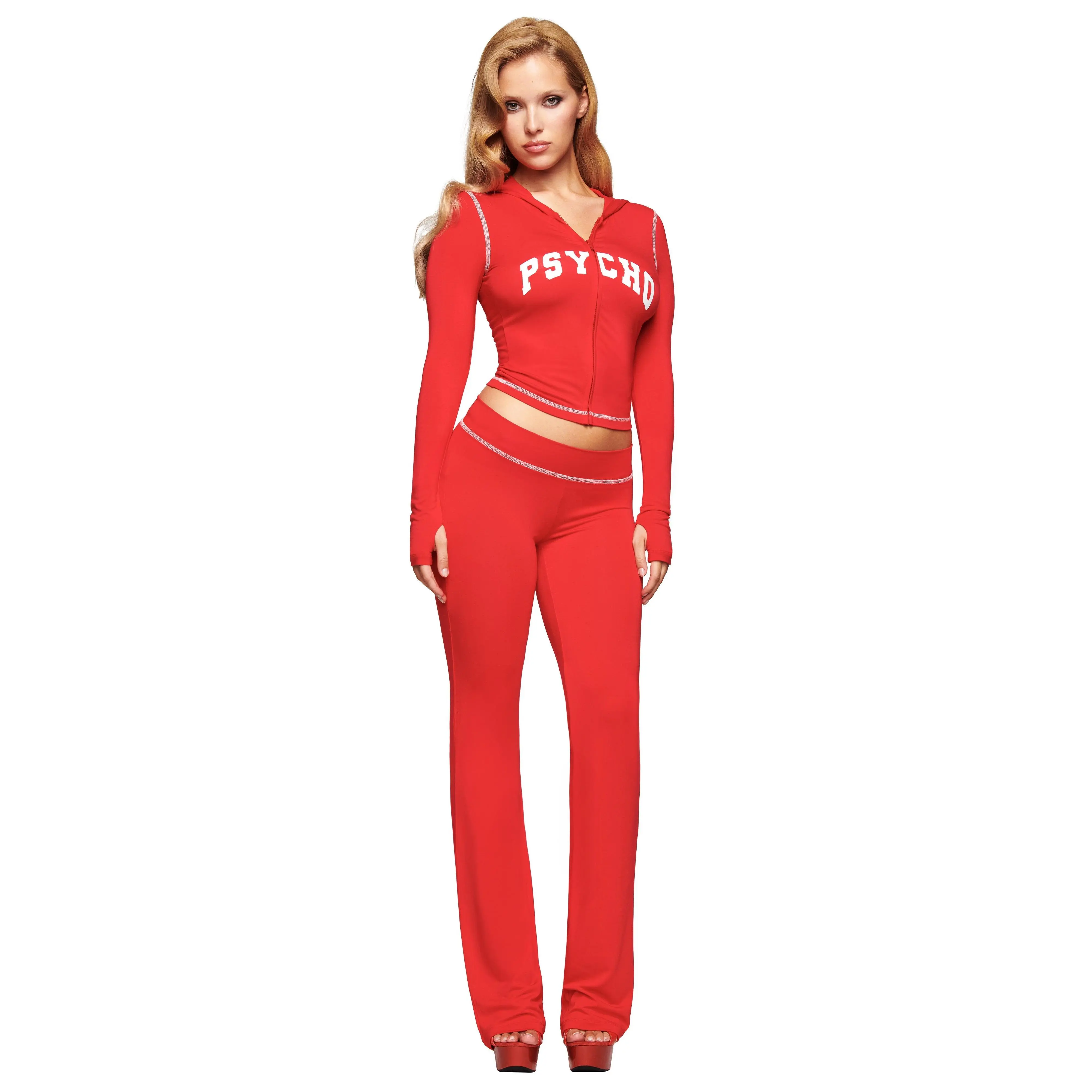 BLARE HOODIE - RED : PSYCHO : SALSA