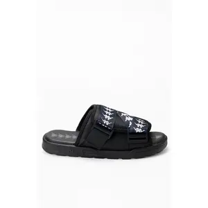 Kappa Men's Black & White 222 Banda Mitel 1 Slide Sandals