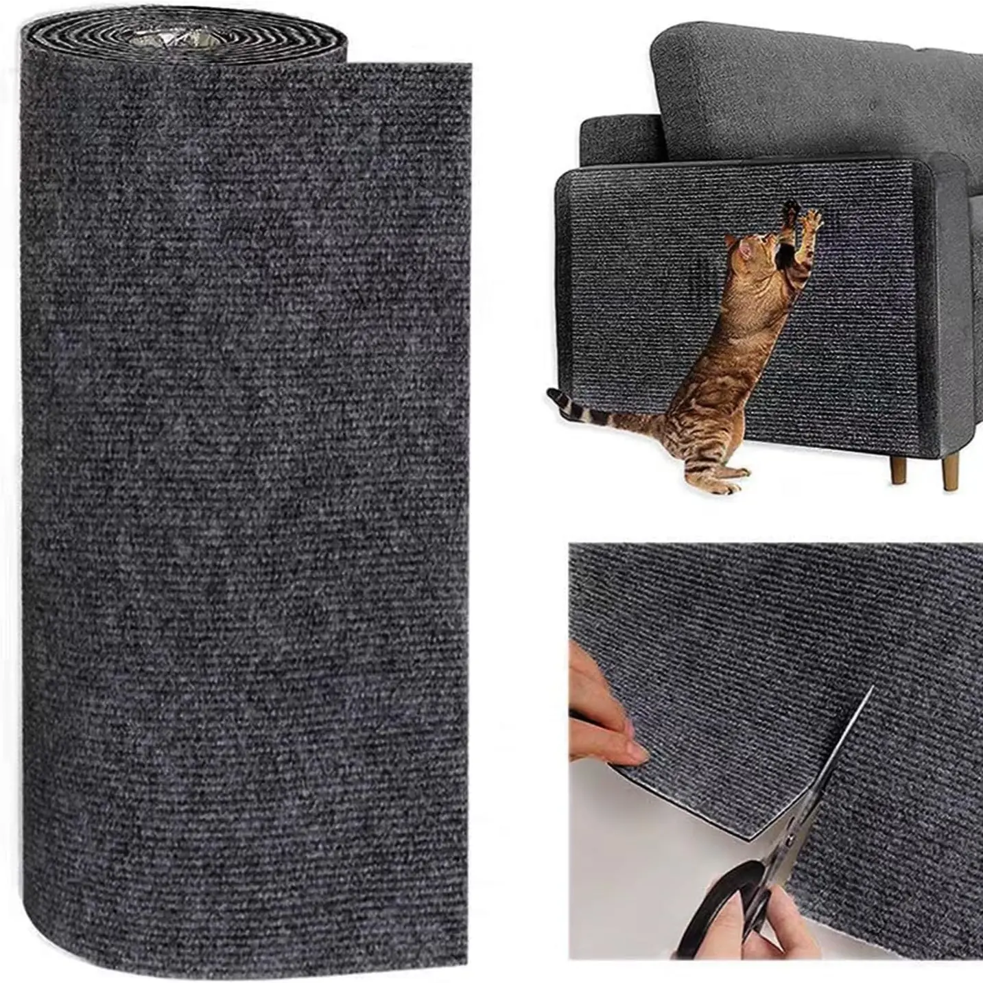 Adhesive Cat Scratch Pad Deterrent, DIY Climbing Cat Scratcher Couch Protector, Furniture Protector From Cat Claws, Cat Scratch Couch Protector, Vertical Scratcher Supplies
