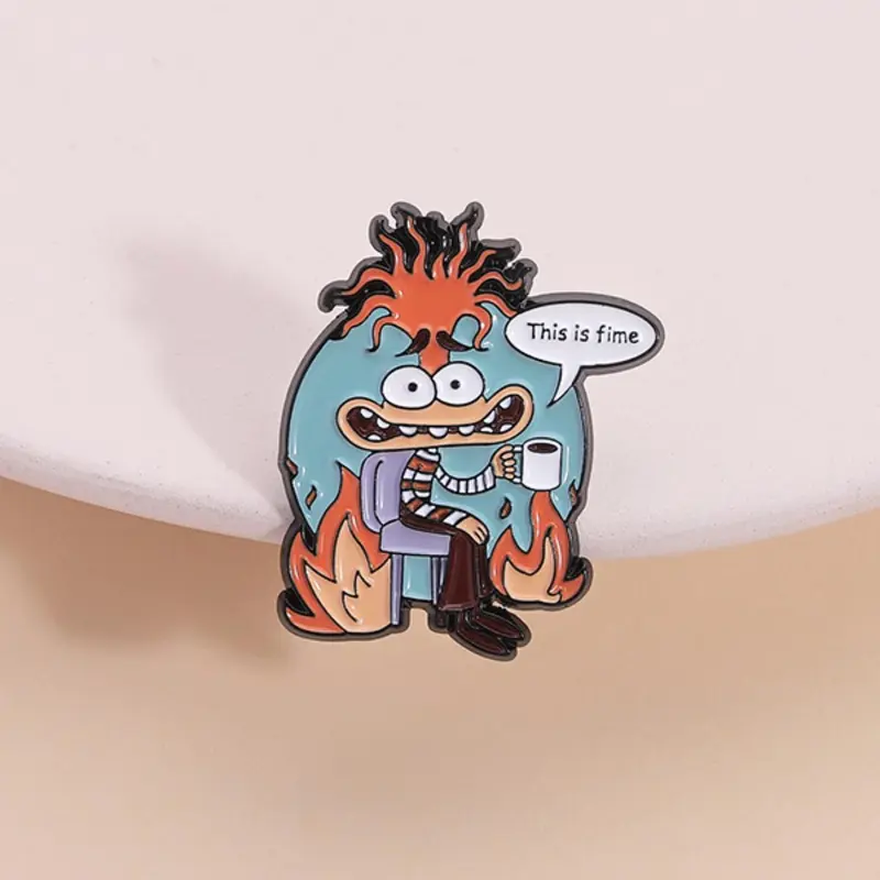 Cartoon Character Brooch, Cute Brooch Pin for Daily Clothing Decor, Trendy All-match & Exquisite Brooch for Birthday Gift, Flower Brooch Pin, Alloy Brooch Pin, Lapel Pin