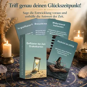 German Oracle Cards, 54 Time-Related Tarot Cards, Divination Tool, Event Outcome Prediction, Spiritual Guidance, Perfect Gift