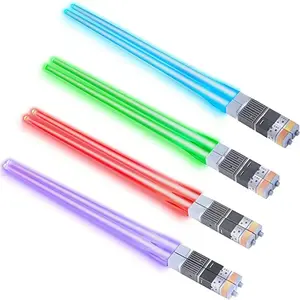 LED Light-Up Chopsticks – 3 Color Modes, BPA-Free FDA-Approved, Replaceable Batteries, Fun & Safe for All Ages, Party & Festival Essential, Illuminate Your Dining Experience