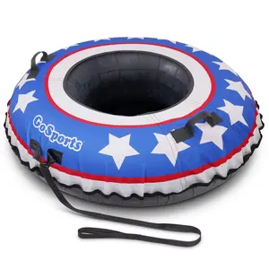 GoSports 44 Inch Heavy-Duty Winter Snow Tube - Stars/Stripes