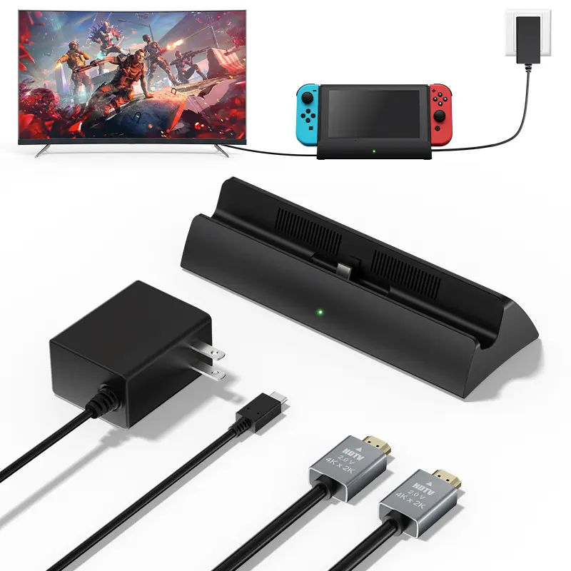 9 in 1 Switch TV Docking Station for Switch,Fastcharging,Docking Station with 4K 1080P HD and USB 3.0Port,PD 100W, USB A&C 3.2,HDMI cable,39W AC Adapter,Replacement for SwitchOLED/SWITCH etc.tiktokshopbacktoschool, Gift for Boyfriend/Girlfriend