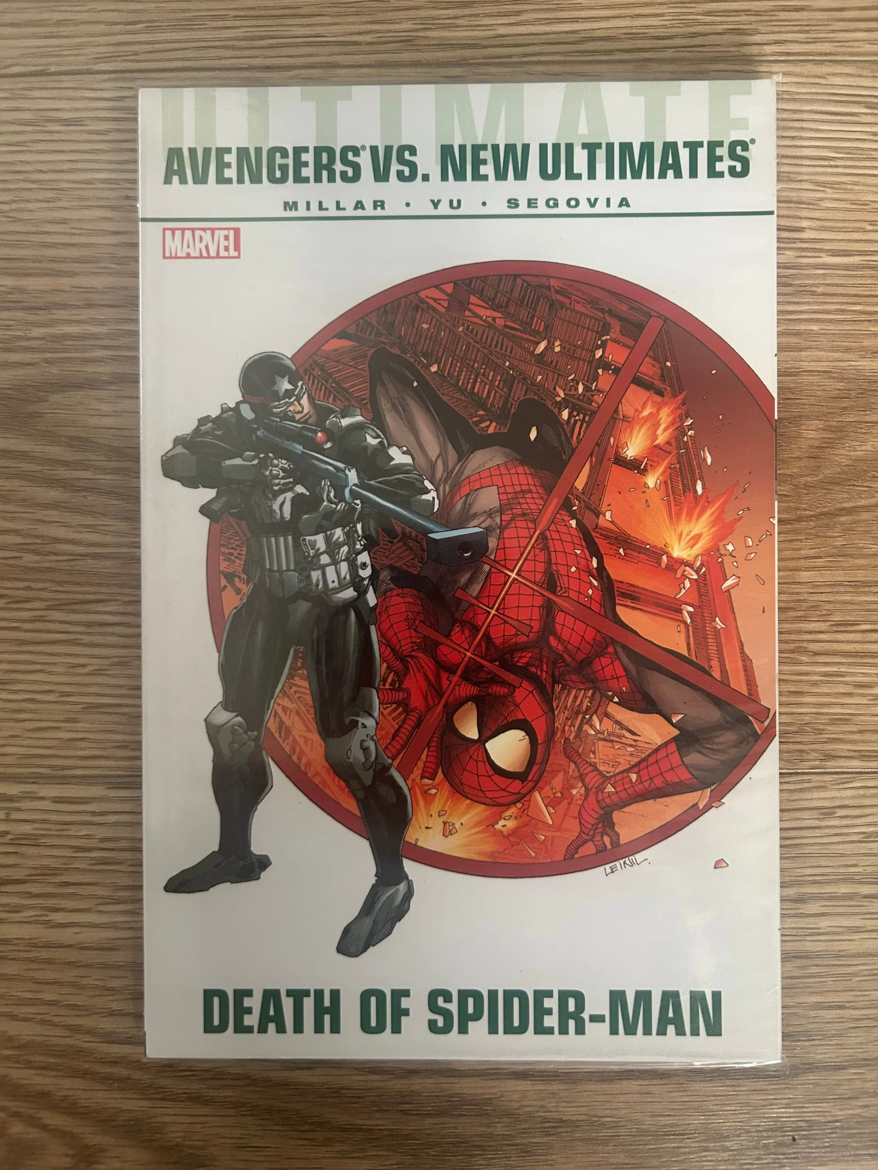 Marvel Comics Ultimate Comics Avengers Vs. New Ultimates: Death of Spider-Man Trade Paperback, Spider-Focused Graphic Novel Collection