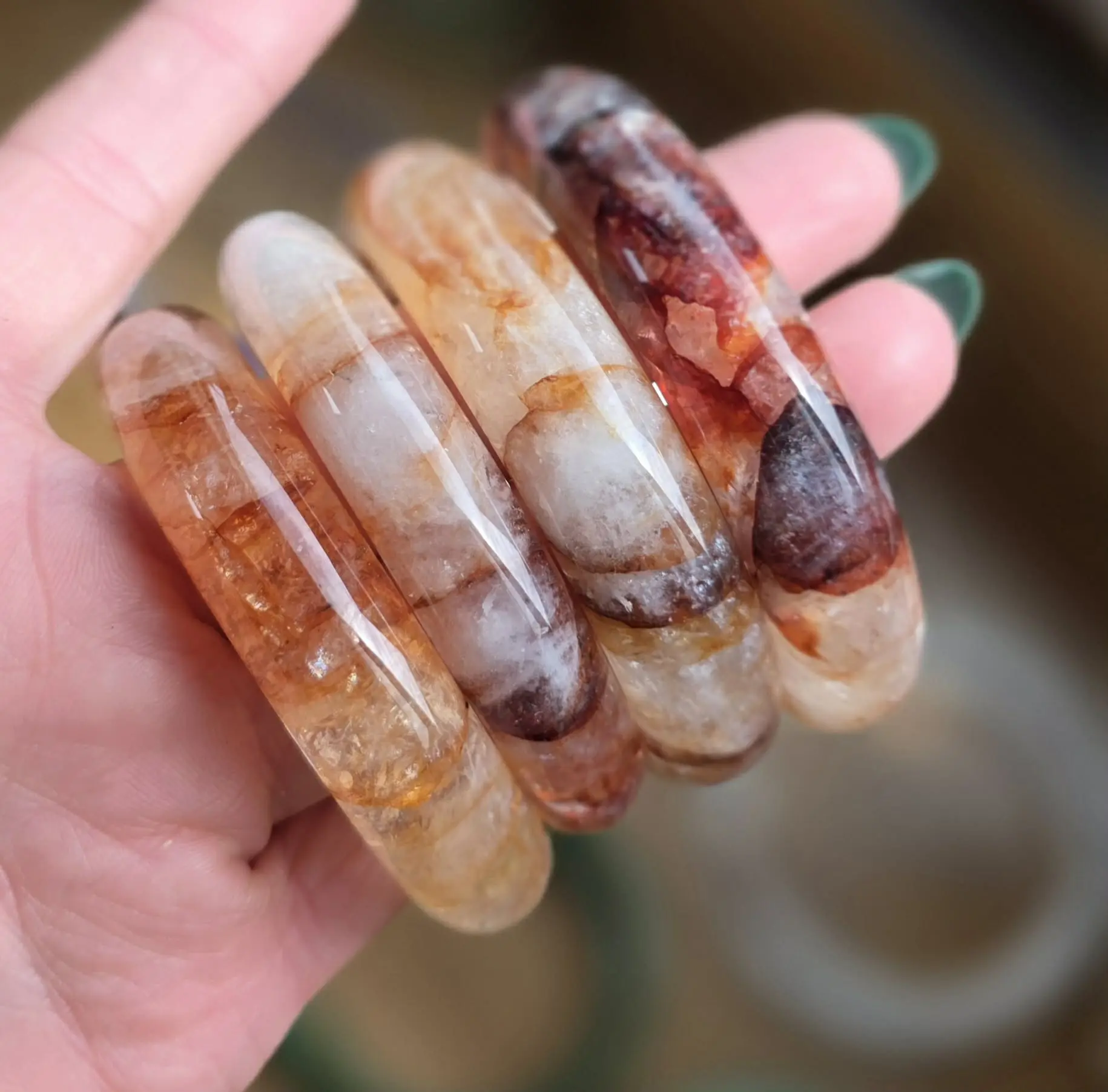 Red Agate Bangle