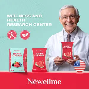 Newellme Happy Cleanse - Superfood Powder/Probiotics/Digestive Enzymes/Moringa - Supports gut health - Boosts immunity Optimum Dietary