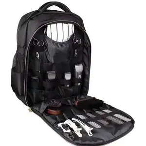 Professional Hair Tool Backpack, Portable Travel Backpack, Multifunction Backpack, Large Capacity Multi-Layer Storage, Oxford Fabric Waterproof Durable, Lightweight Shoulder Bag
