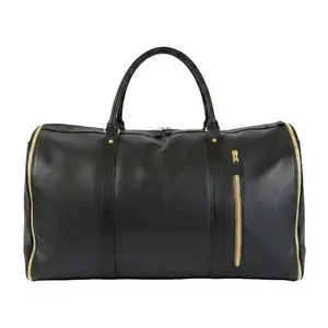 Luxe Mega Bag - Oversized Leather Tote Bag - Large Capacity Travel Handbag - Everyday Carryall - Stylish Organizer for Work Gym Travel (Black)