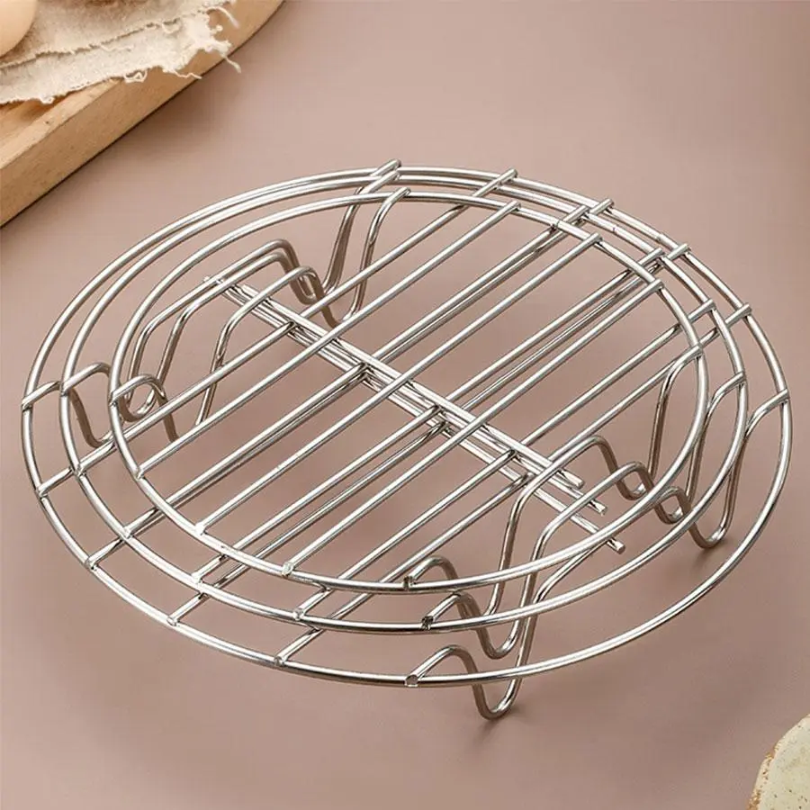 Stainless Steel Steamer Rack, 1 Count Multifunctional Heat Resistant Steamer Basket, Modern Kitchen Accessories, Kitchenware Cookware Cooking Steamer Rack for Home Baking House