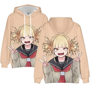 My Hero Academia Hoodie Cute Anime Cosplay Costume Sweatshirts Himiko Toga JK Fashion Hip Hop Jackets Men Women