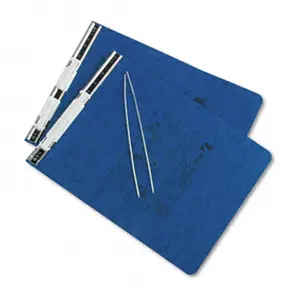212 MAIN Acco Pressboard Hanging Data Binder, 9.5x11 Unburst Sheets, Dark Blue Top Loader, Expandable Storage Binder