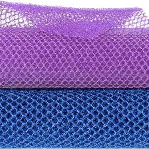 2 Pcs African Net Sponge, African Exfoliating Net Bath Sponge Body Scrubber Net Washcloth Back Scrubber Skin Smoother for Daily Use