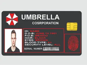 UMBRELLA CORPORATION Credit Card Skin 2-Pack Precision Cut Scratch Resistant for Mayor Cards Easy Application Stylish Protection with Bear Design Halloween Edition American Flag Design