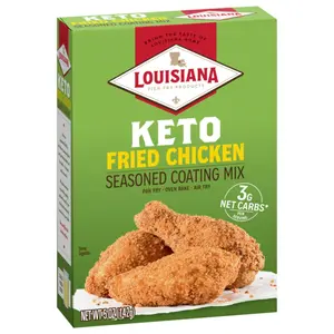 Classic Fried Chicken Keto Seasoned Coating Mix 5 oz. by Louisiana Fish Fry Products