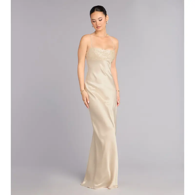 heidi formal satin lattice dress - TikTok Shop heidi formal satin lattice dress - TikTok Shop