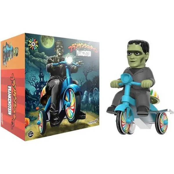Super7 - Universal Monsters - Super Cycles - Frankenstein (Black with Blue Trike)  [COLLECTIBLES] Action figurine/statue, Collectible