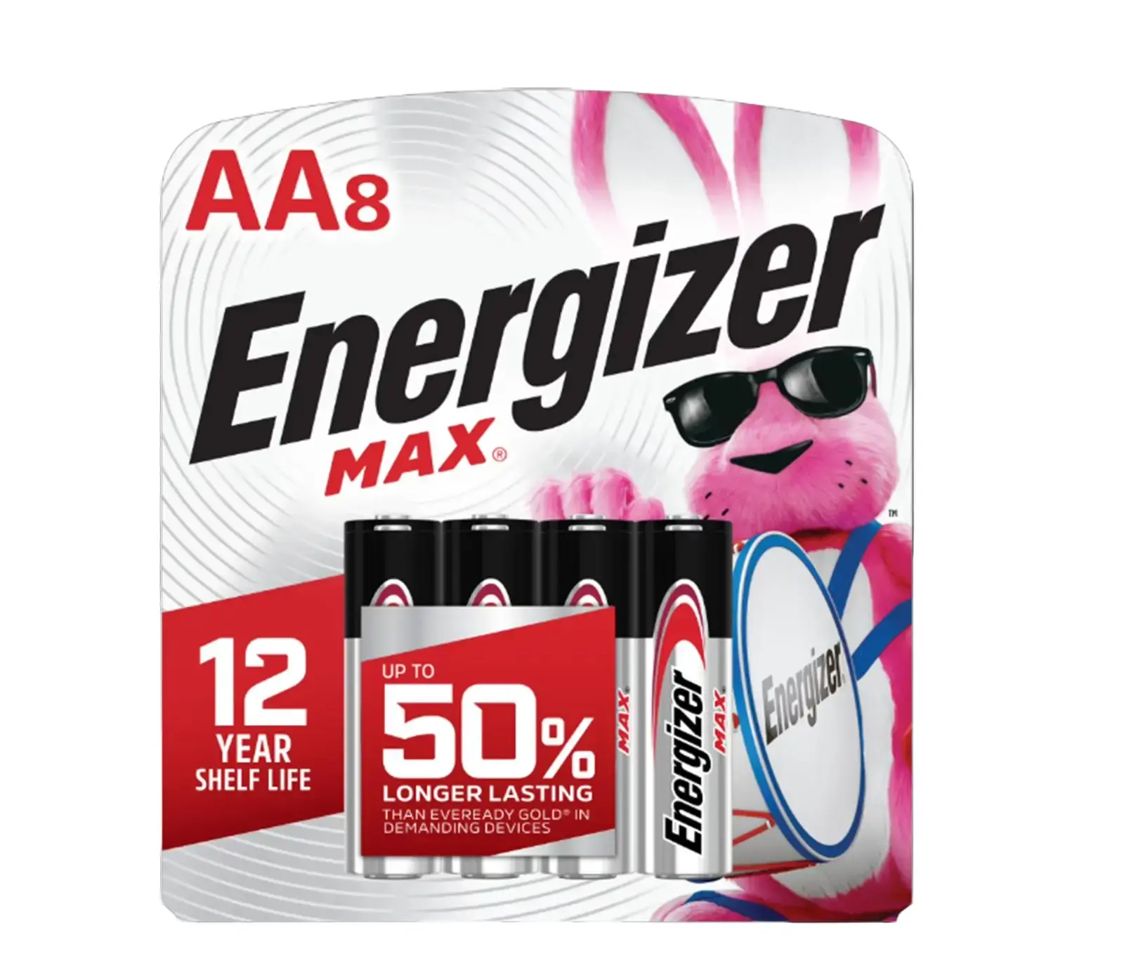 Energizer MAX AA Batteries 8 Pack Double A Alkaline Batteries