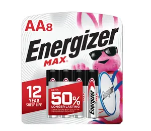 Energizer MAX AA Batteries 8 Pack Double A Alkaline Batteries